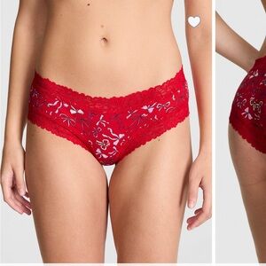 PINK Red Lace Panty panties underwear
Victoria's Secret bow ribbons bows